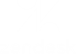Zendesk white logo